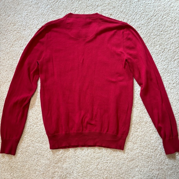 Mark Law Pullover V-Neck Red Sweater S - Picture 3 of 5